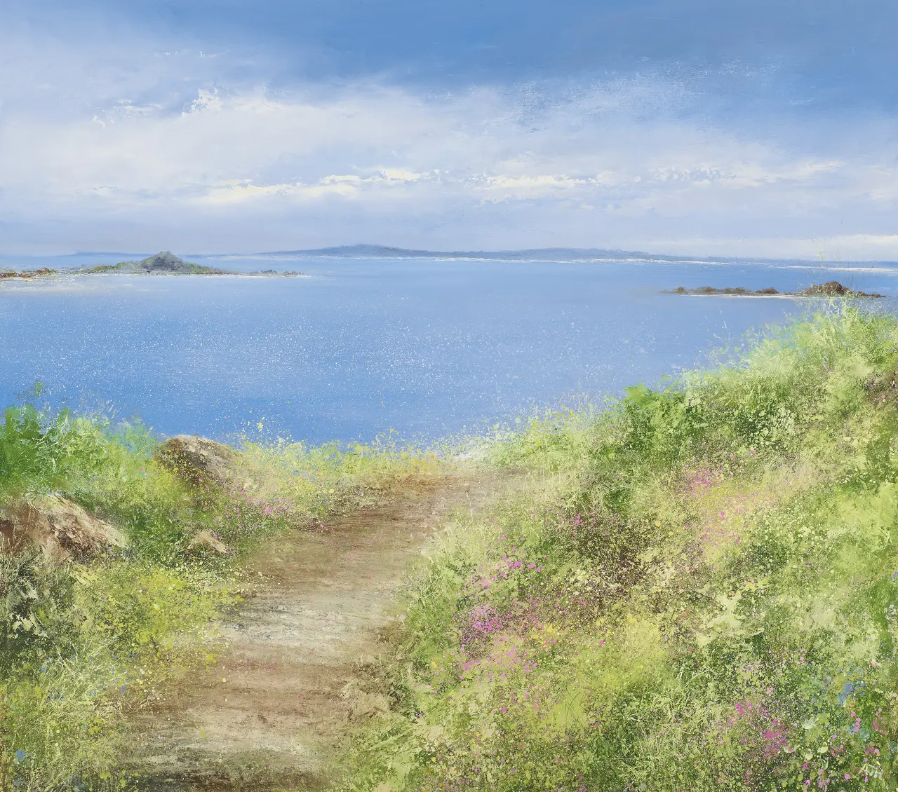 Amanda Hoskin - summer path , scillies